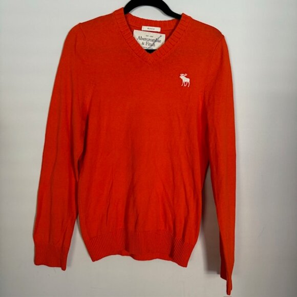 Abercrombie & Finch Men's Muscle Fit V-Neck Sweater Size Large - Picture 1 of 6